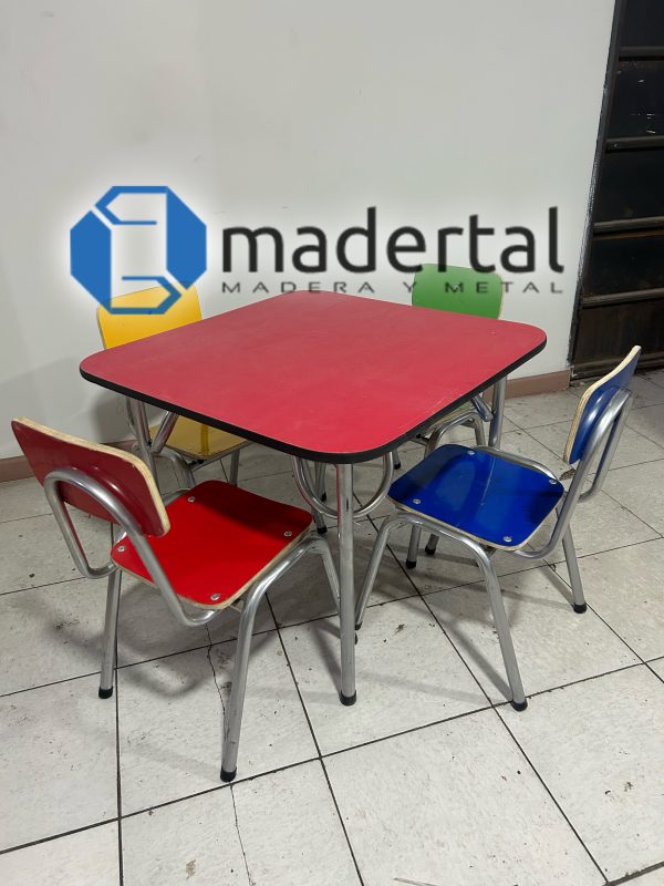 JUEGO DE SILLA Y MESA KINDER - Imagen 3