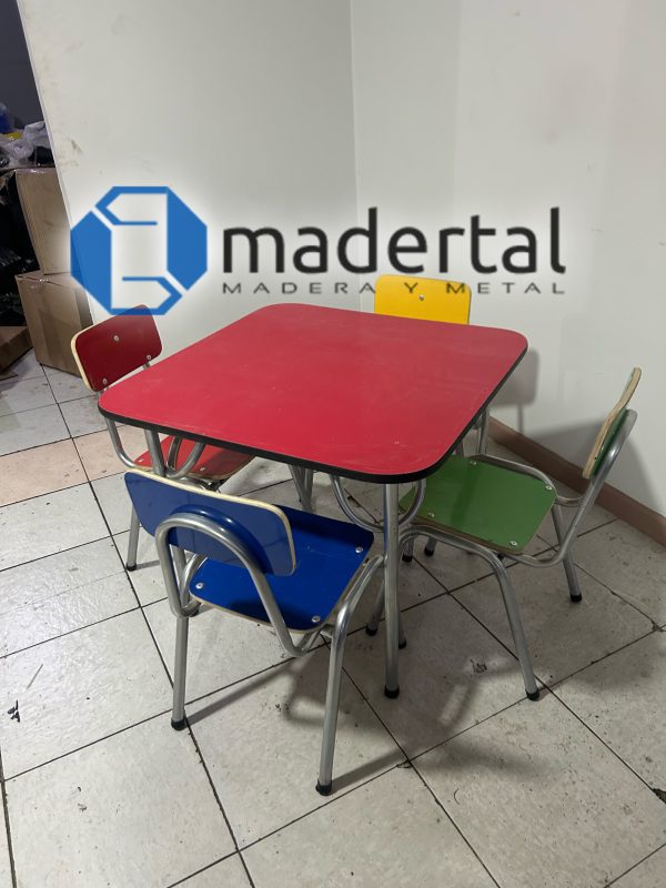 JUEGO DE SILLA Y MESA KINDER - Imagen 2